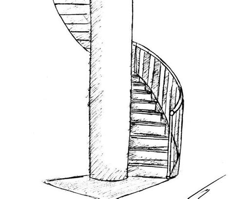 Cool Spiral Stairs Design Drawing In 2020 Spiral Stairs Design Stairs Design Staircase Drawing