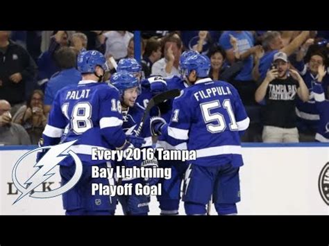 Every Tampa Bay Lightning Playoff Goal Youtube