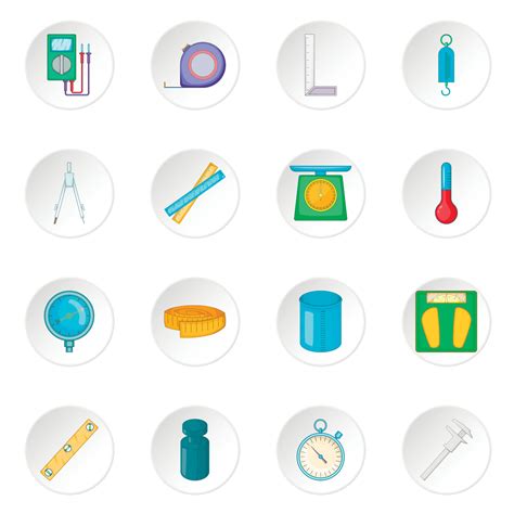 Measure Tools Icons Set 8903971 Vector Art At Vecteezy