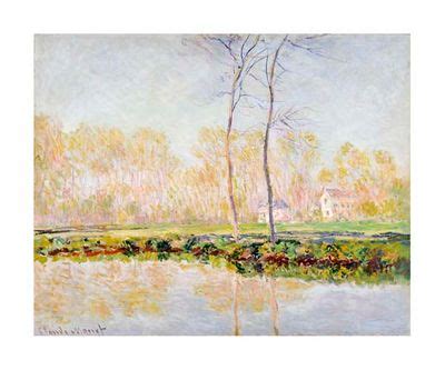 Claude Monet Fine Art Open Edition Gicl E The Banks Of The River Epte