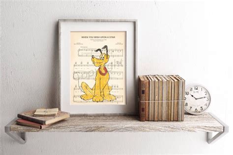 Pluto Sheet Music Art Print | Etsy