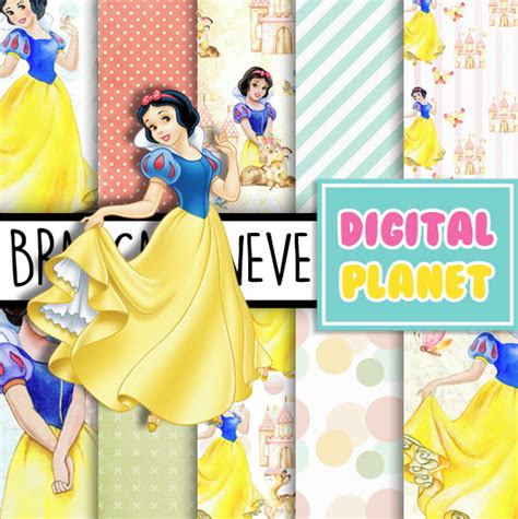 Papel Digital Branca De Neve 2 Elo7 Produtos Especiais