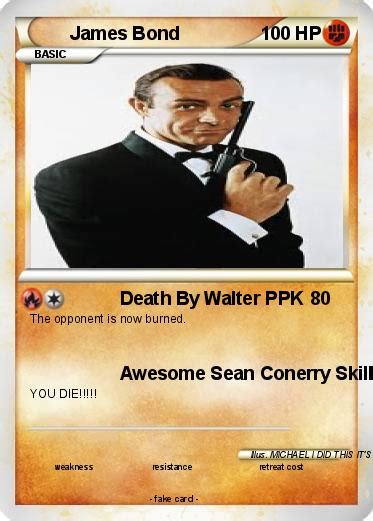 Pokémon James Bond 70 70 Death By Walter Ppk My Pokemon Card