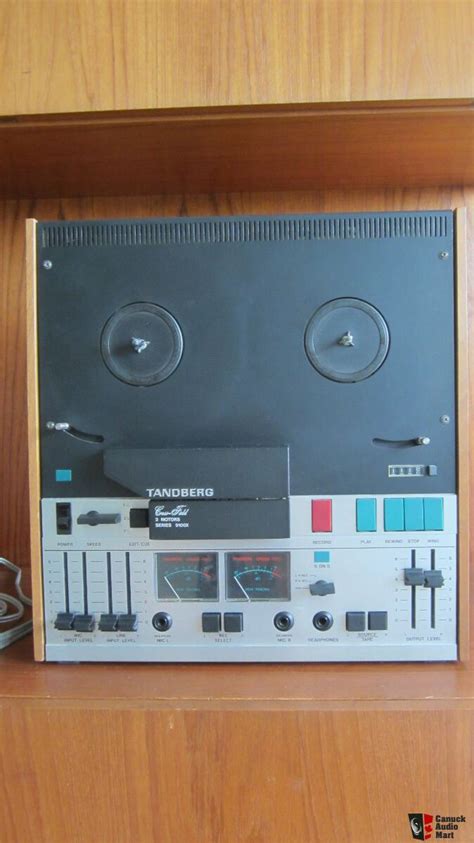 Tandberg Reel To Reel Tape Deck Cross Field 3 Motors Series 9100x Model