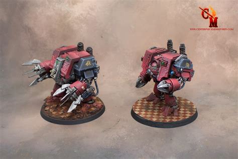 Warhammer 30k Word Bearers Dreadnoughts Centerpiece Miniatures