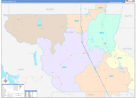 Maps Of Colusa County California