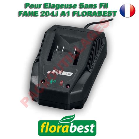 Florabest Chargeur Rapide Parkside Pour Fahe Li A Ebay