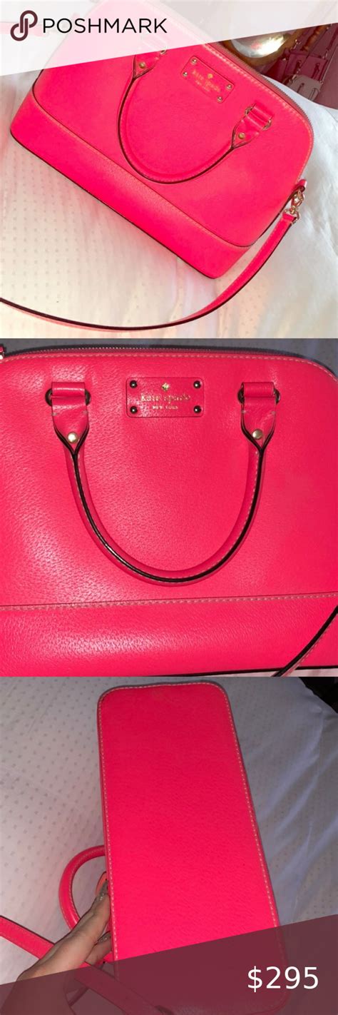 New Kate Spade Hot Pink New York Wellesley Medium Kate Spade Bag Pink