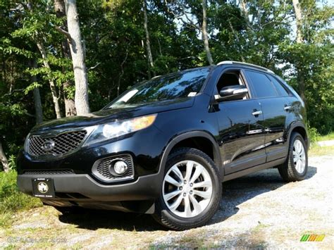 Ebony Black Kia Sorento Lx V Awd Photo Gtcarlot