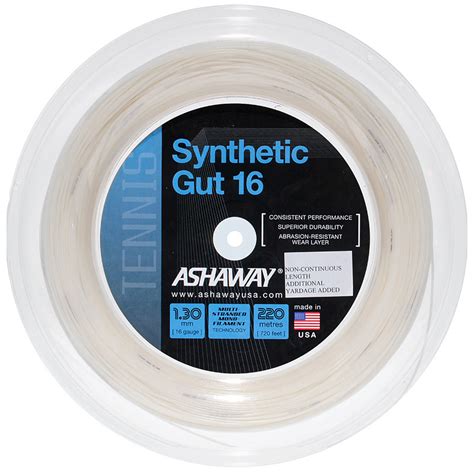 Ashaway Synthetic Gut Mm White M Reel Stringers World