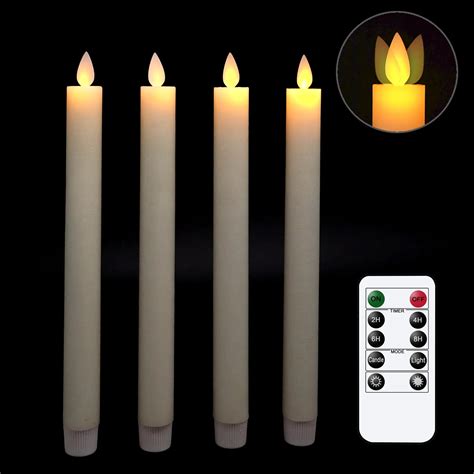 Flameless Flameless Candles With Remote Flickering Taper Flameless