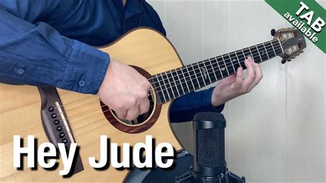 Hey Jude The Beatles Fingerstyle Guitar Tab Available Youtube