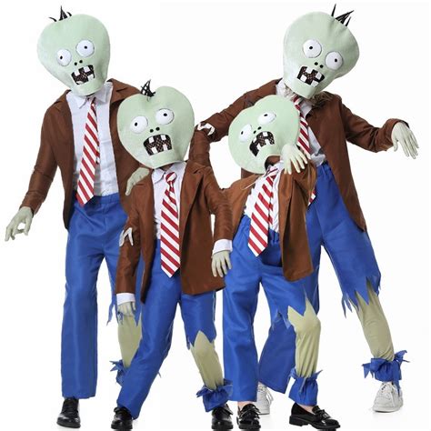 Kids and Adults Plants vs Zombies Halloween Costume - Cosplay Costume ...