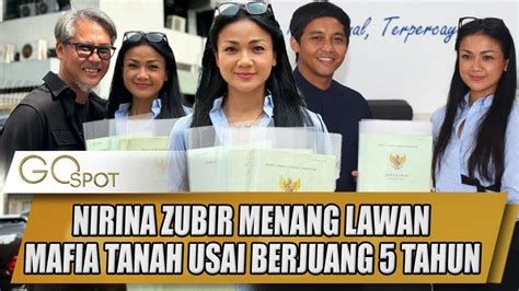 Nirina Zubir Menang Lawan Mafia Tanah Kini Dapatkan Kembali Sertifikat