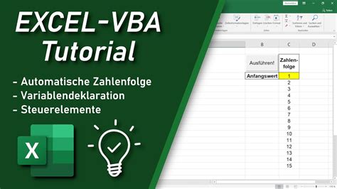 Excel Vba F R Anf Nger Programmieren Mit Beispiel Automatische