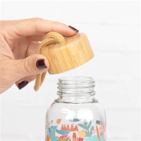 Personalised Glass Water Bottle Wanapix