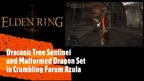 Elden Ring Draconic Tree Sentinel And Malformed Dragon Set In