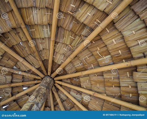 Under Thatched Roof Stock Image Image Of Design Vintage 89748619