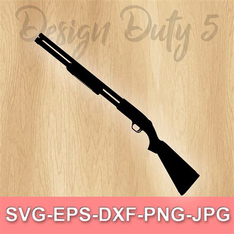 Shotgun Svg Eps Dxf Png Cut File Cricut And Etsy