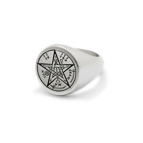 Anillo Sello Tetragrammaton Plata Comprar Online En MeriTomasa