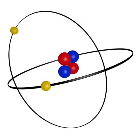 Helium Atom Drawing Free Download On Clipartmag