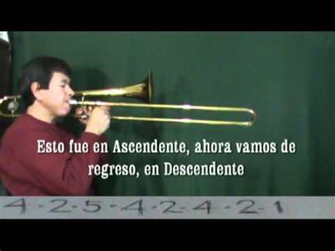 Escala De Re En Trombon De Vara Notas Y Posiciones Youtube