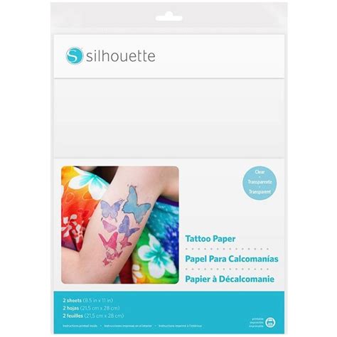 Silhouette Printable Temporary Tattoo Paper - Get What You Need For Free