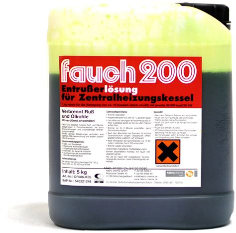 Раствор для удаления сажи канистра/5кг Hebro Chemie GmbH Fauch 200 ...