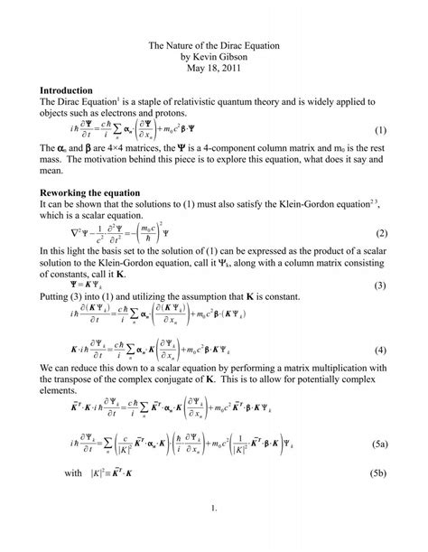 The Nature of the solutions to the Dirac Equation ans spin