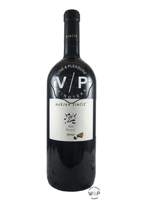 Litar Ipo Vino Vino Magnum Boca Merlot Marjan Simcic Red Wine