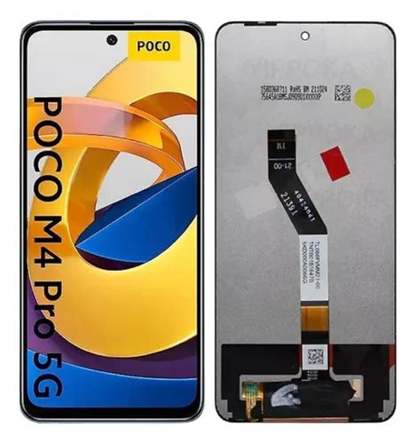 Tela Display Frontal Para Poco M4 Pro 5g Sem Aro Oled Cola