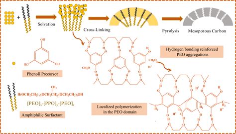 Schematic Of Self Assembly Of Mesoporous Carbon By Utilizing A Carbon Download Scientific