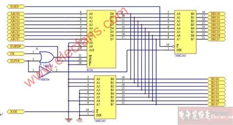存储器em原理图 信号处理电子电路图 电子发烧友网