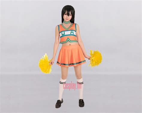 My Hero Academia Cosplay Ua Cheerleader Costume Cheer Uniform Etsy Uk