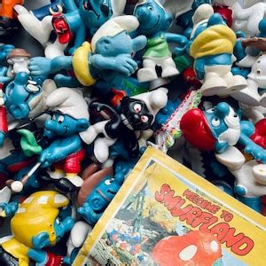 Peyo Smurf Figurines Vintage Bully Smurfs Peyo 70 S 80 S Smurf