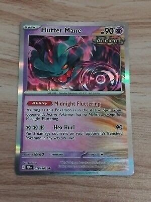 Flutter Mane 078 162 Reverse Holo Rare Temporal Forces Pokemon