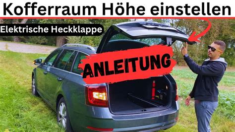 Elektrische Heckklappe Kofferraum H He Einstellen Anleitung Youtube