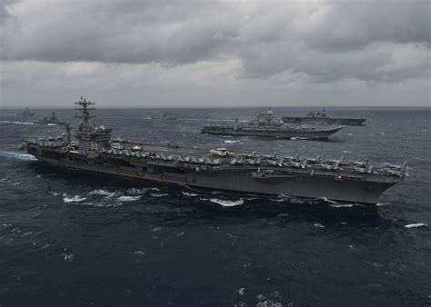 Nimitz Carrier Strike Group Concludes Malabar 2017 > Commander, U.S. 7th Fleet > Display