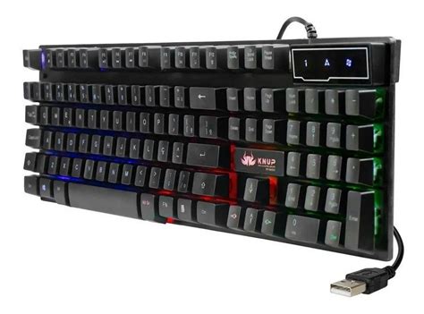 Teclado Gamer Knup Led Kp 2043 a Geração Bit Games