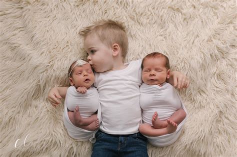 Cute Baby Boy And Girl Twins