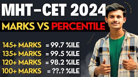 Marks Vs Percentile For MHT CET 2024 Itne Marks Pe Itne Percentile