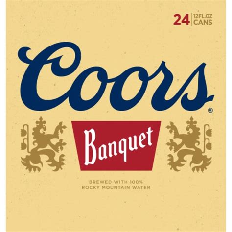 Coors Banquet Lager Beer Cans Fl Oz Qfc