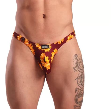 Trusa Bikini Girasoles Brief Sexy Hombre Meses Sin Intereses