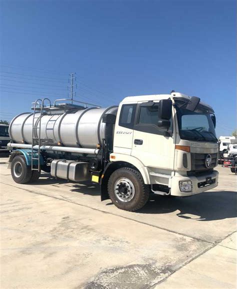 On Sale Stock Foton 10000L Stainless Steel Tanker Truck 270HP Drinking