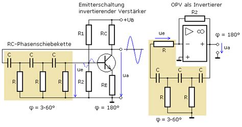 Rc Oszillator Als Phasenschiebegenerator