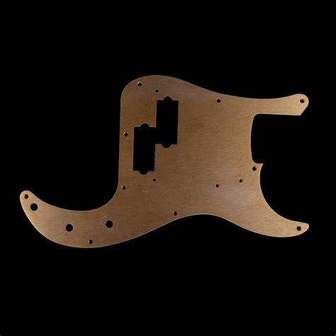 P Bass Pickguard Gold Anodized