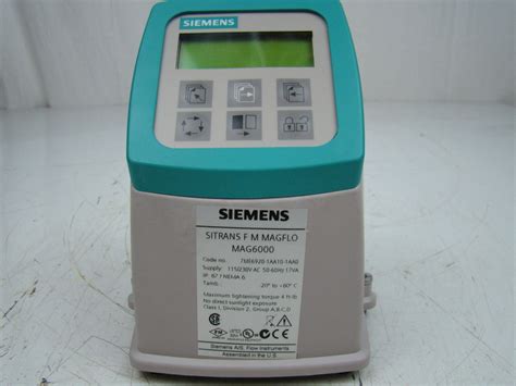 Siemens Flowmeters Sitrans F M Magflo 115 230VAC MAG6000 EBay