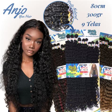 Cabelo Org Nico Cacheado Fibra Premium Anjo Telas Cm Shopee Brasil