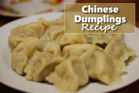 Chinese Dumplings Recipe