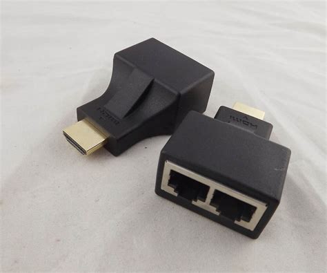 Aliexpress Buy Pairs Hdmi To Dual Port Rj Utp Lan Ehternet